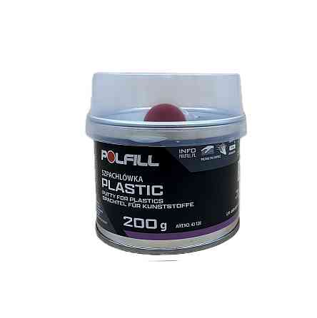 Шпаклівка для пластику + затв. 200г сіра Polfill Киев