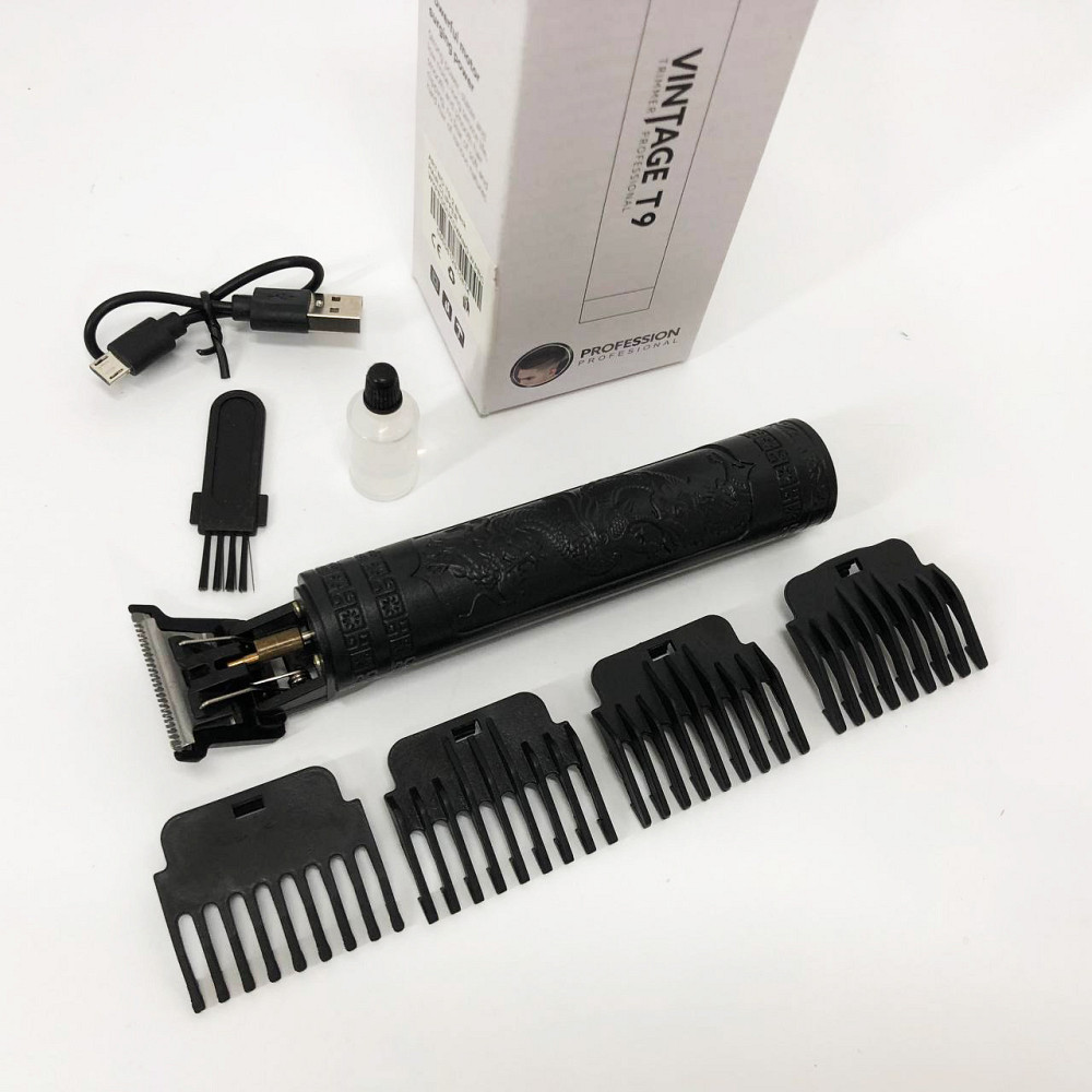 Набор для удаления волос с зарядным устройством Vintage T9-2, Машинка-тример для стрижки беспроводная BX-98 Львов - изображение 8