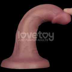 Реалістичний вібратор - Vibrating Dual Density Power Cock 6'' Sex Aura Київ
