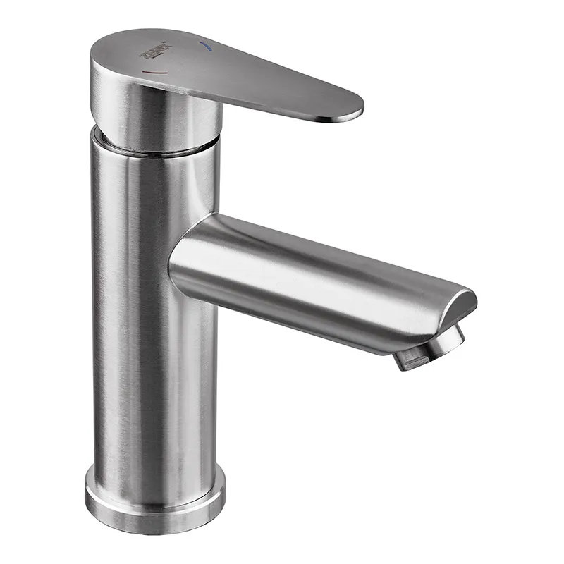 Змішувач ZERIX FOX-001-A з нержавіючої сталі для умивальника Харків - фото 1