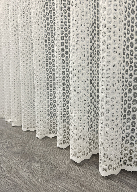 Тюль жаккард цвет молочный 2020т Киев - изображение 6