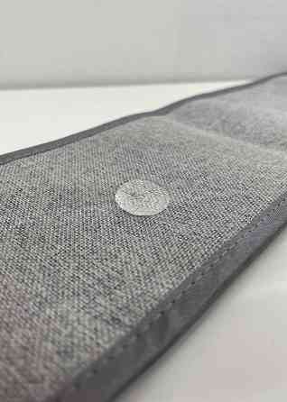 Комплект штор VR-Textil 100% блекаут ASHEN NIGHT 200х270 2шт і Тюль 600х270 1840ш-1153т світло-сірий з білим 71-087/7 Київ