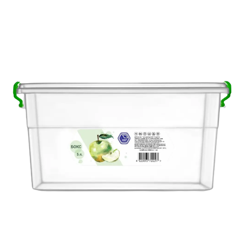 Контейнер для харчових продуктів 5л з ручками Народний продукт Житомир - фото 2