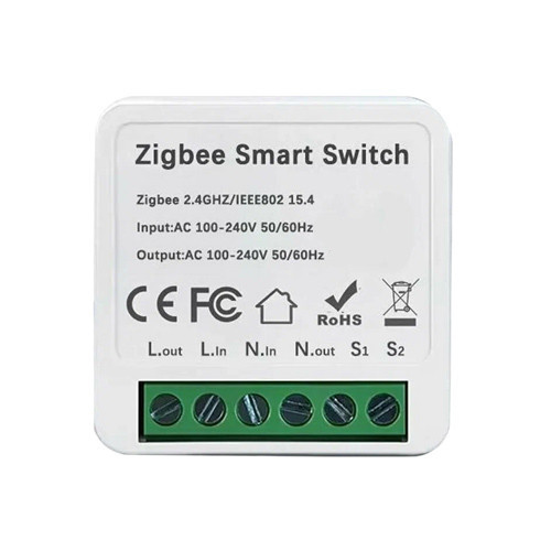 Zigbee 3.0 модуль реле вимикач для розумного будинку 220В 16А Київ - фото 2