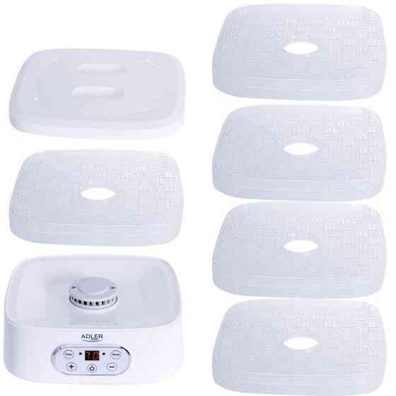 Сушарка електрична для овочів фруктів грибів та м'яса Adler AD 6658 дегідратор 550Вт BY-24 Львів