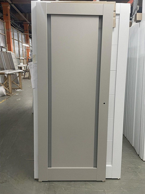 Двері екокошпон, Полотно, серія Millenium (ML-62) Світло-сірий Київ - фото 3