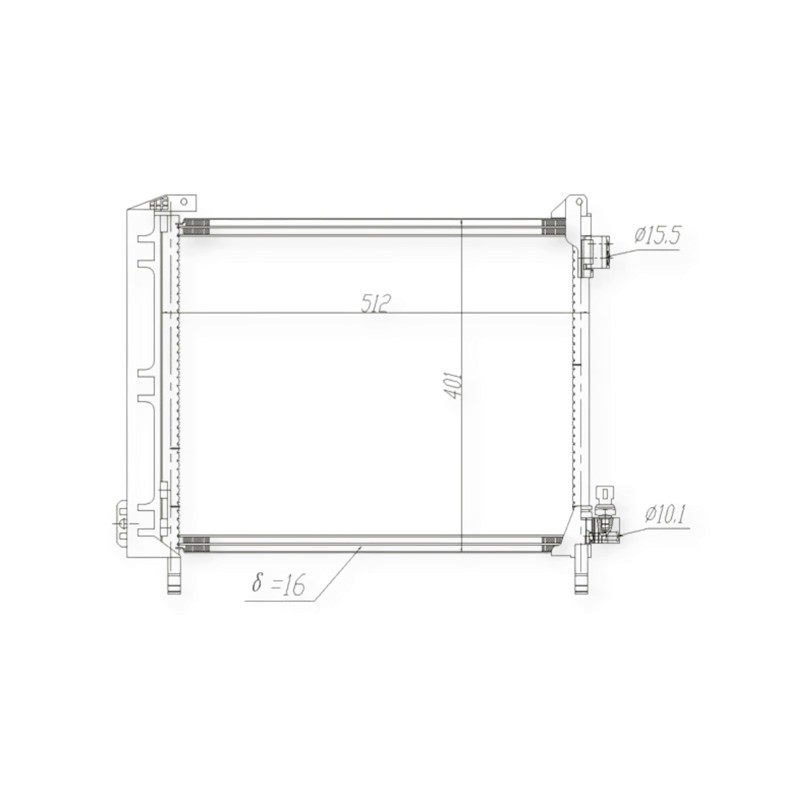 Радиатор Nissan Micra 10- кондиционера Мукачево - изображение 1