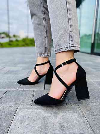 Seastar Босоніжки жіночі SEASTAR чорні (літо, еко-замша) (4114) Коломыя