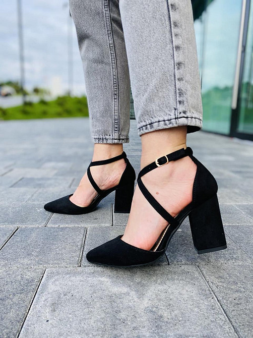 Seastar Босоніжки жіночі SEASTAR чорні (літо, еко-замша) (4114) Коломыя - изображение 5