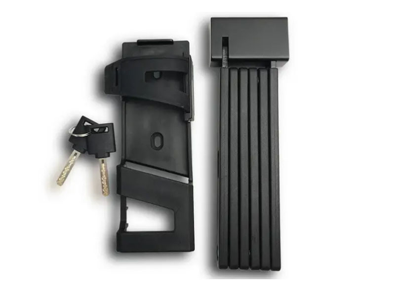 Замок для велосипеда складаний SUO-018 Feel Fit Чорний Бровари - фото 1