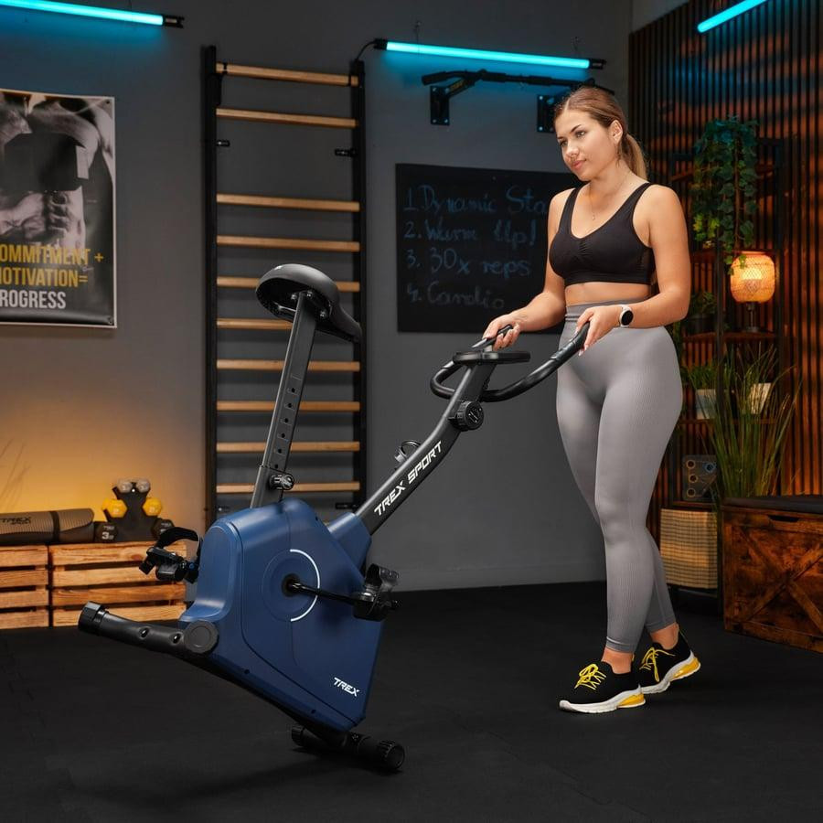 Велотренажер Trex Sport TX-380MB Rigon магнитный темно-синий Киев - изображение 9