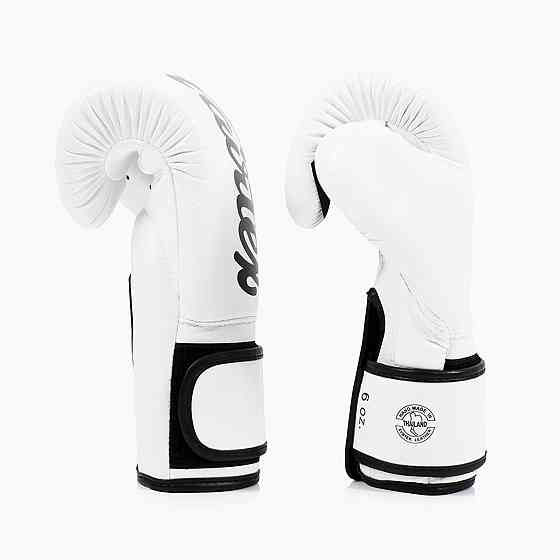 Боксерські рукавиці Fairtex BGV14 White 10 унцій (бинти в комплекті) Каменское
