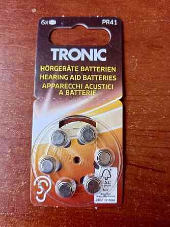 Батарейки для слухових апаратів 13 (PR 48) 6шт. TRONIC Полтава