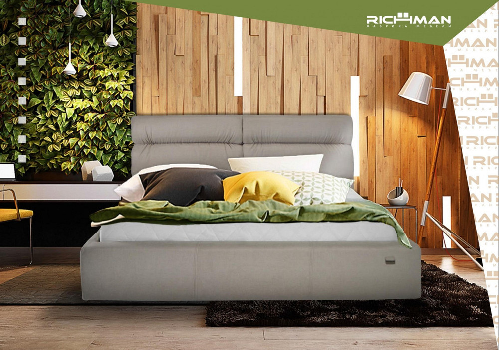 Кровать Oxford Comfort 120 х 190 см Fly 2200 С подъемным механизмом и нишей для белья Белый Днепр - изображение 14