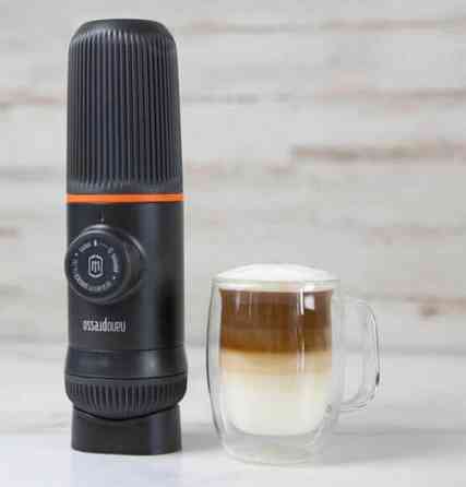 Набор аксессуаров DG Kit 140мл для кофеварки Wacaco Nanopresso чашка и адаптер для капсул Черный Винница