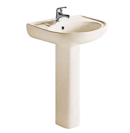 Комплект раковина + ніжка RAK Ceramics Cynthia Wash Basin (57 см) Слонова кістка Київ