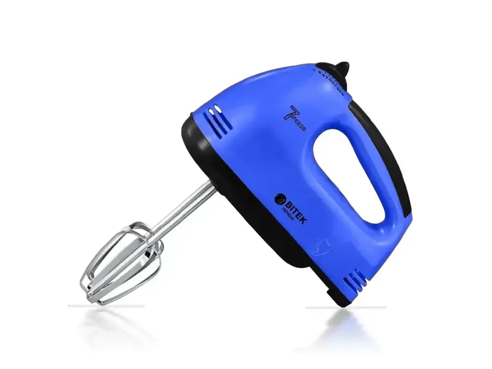 Міксер ручний 250Вт BITEK BT-6633 7 швидкостей, 4 насадки, Різні кольори Одеса - фото 4