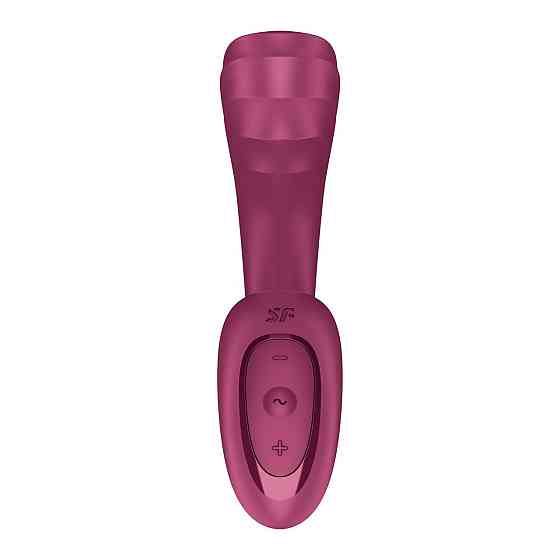Вагинально-клиторальный вибратор Satisfyer G for Goddess 3 Wine Red, 2 мотора Sex Aura Киев