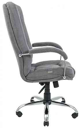 Офісне Крісло Керівника Richman Alberto Misti Gray Хром М1 Tilt Сірий Київ