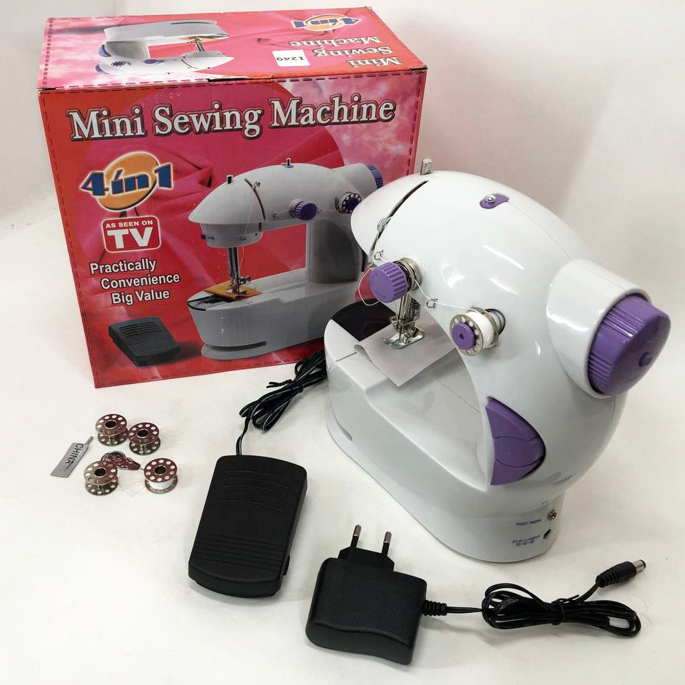 Мини-швейная машина с насадками Digital, Отличная детская швейная машинка, Машинка для шитья детская UR-96 Львов - изображение 7