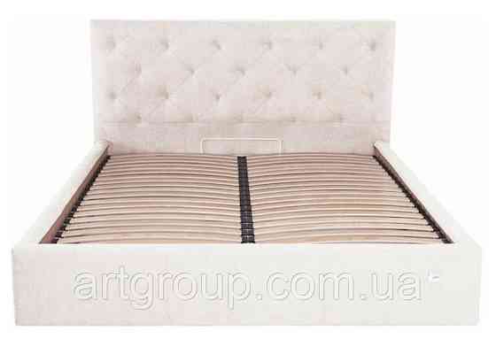 Ліжко-подіум двоспальне BristolNew Design Comfort 180×200см З підйомним механізмом та нішею для білизни Бежевий Дніпро