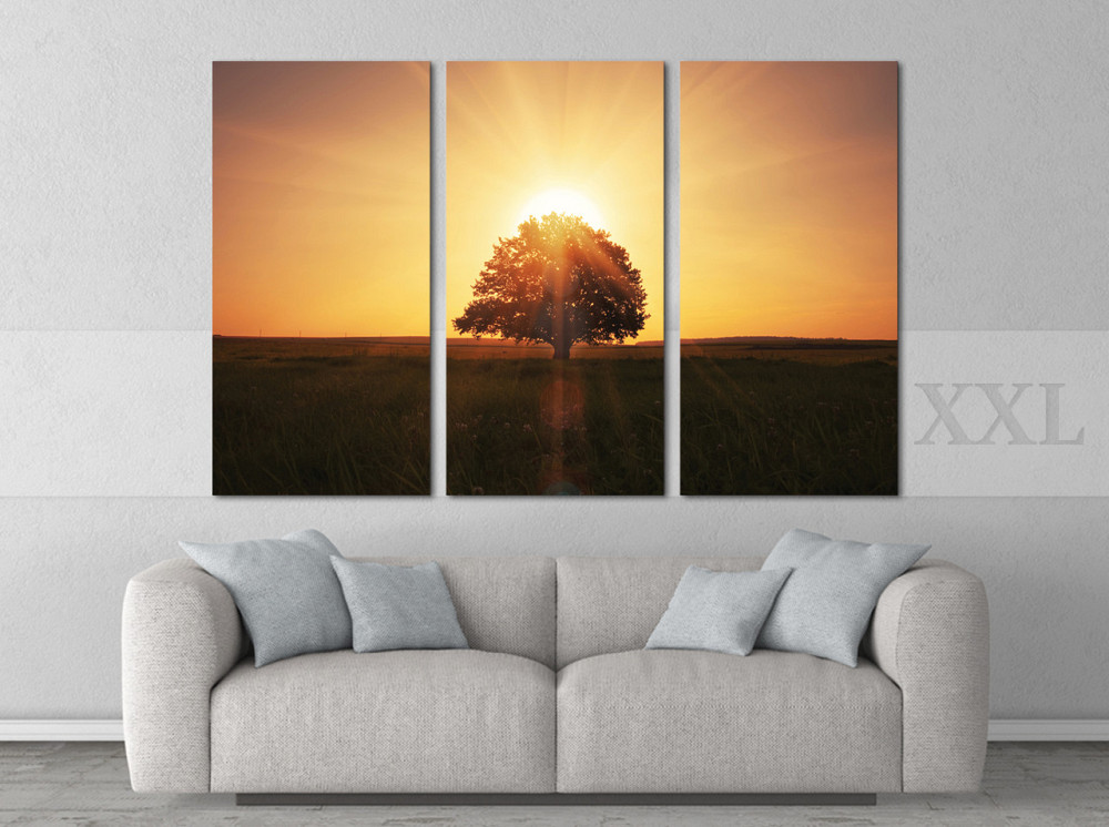Модульна картина Дерево Світанок Art-39_XXL Київ - фото 2