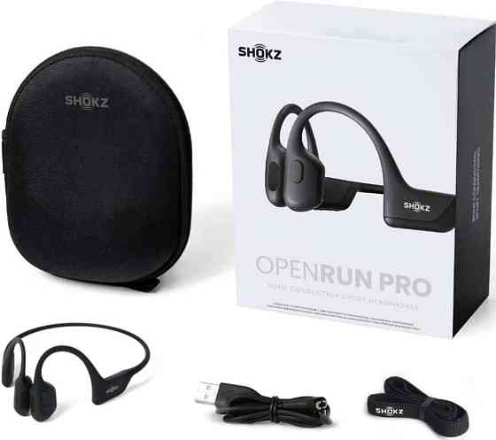 Наушники: Shokz Open Run Pro Black. Киев