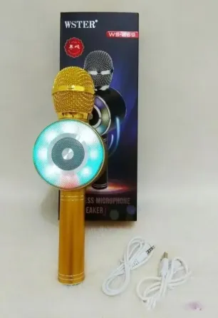Караоке микрофон Wster WS-669 беспроводной микрофон с встроенным динамиком Коломыя