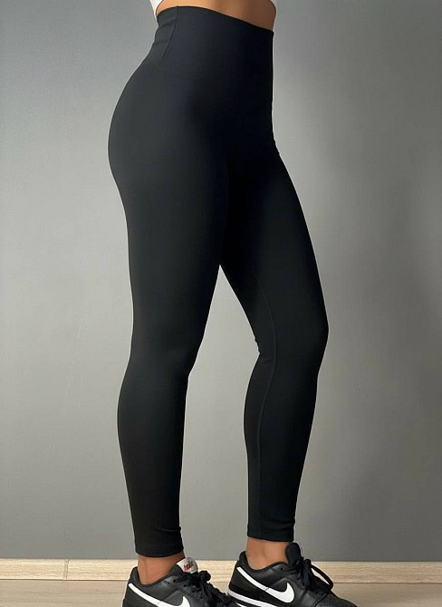 Лосины женские Ласточка 704-705 дайвинг с широким утягивающим поясом черные, черный, M Киев - изображение 9