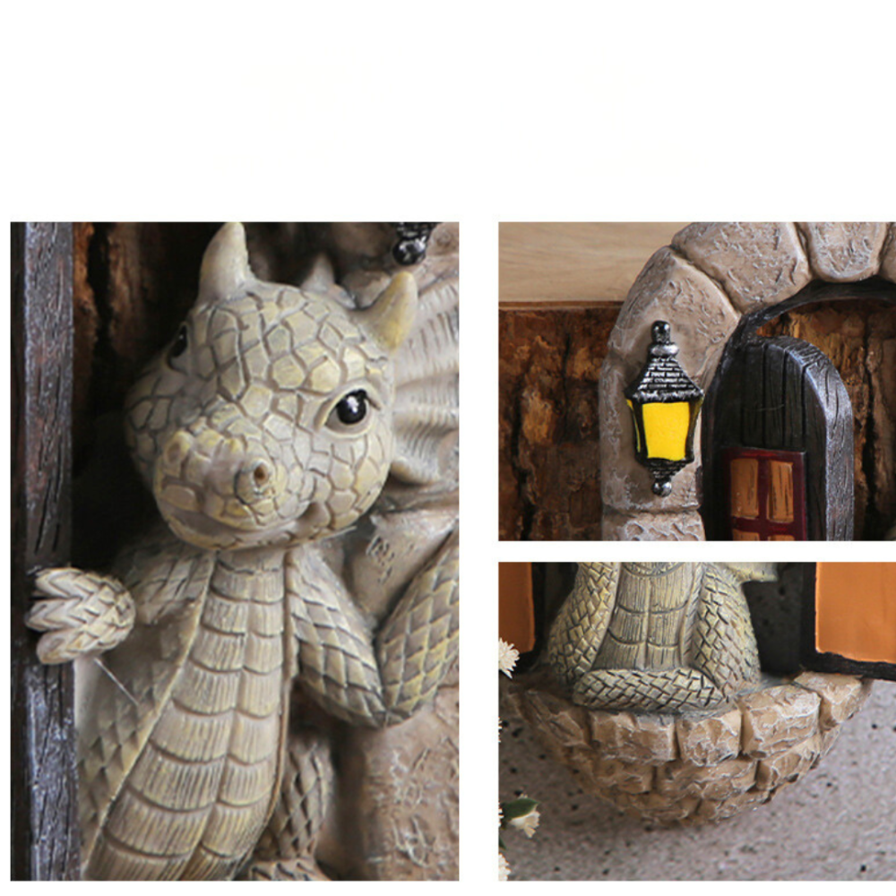 Садова фігурка Дракончик. Садові фігури. Декор для саду Одеса - фото 6