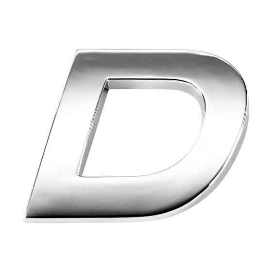 Наклейка 3 см Буква D Киев