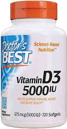 Витамин Vitamin D3 (5000 IU) 720 Softgels Луцк
