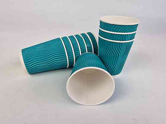 Стакан паперовий для кави та чаю 250 мл "БІрюЗА" h9 (20 шт.) Харків