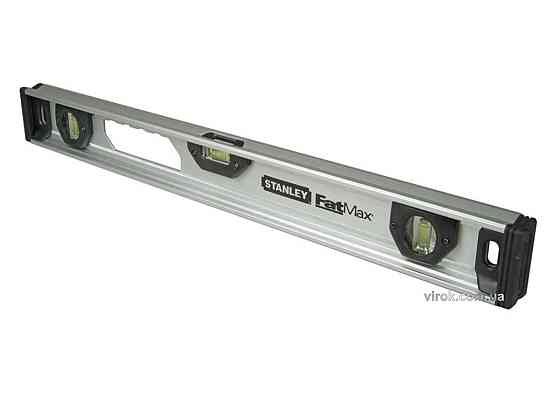 Рівень магнітний STANLEY "FatMax" : L= 120 см, 3 капсули, алюмінієвий корпус Одеса