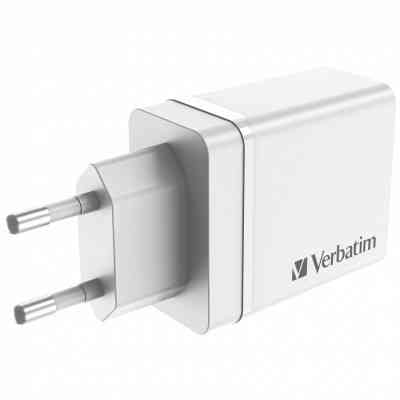 Зарядний пристрій Verbatim USB 30W PD3.0 4-ports white (49701) Вінниця