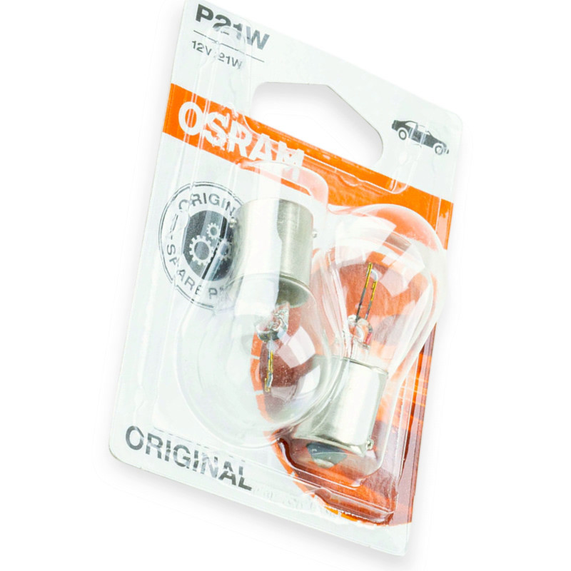 Автолампа 12V P21W BA15s (пара) A Мукачево - фото 1