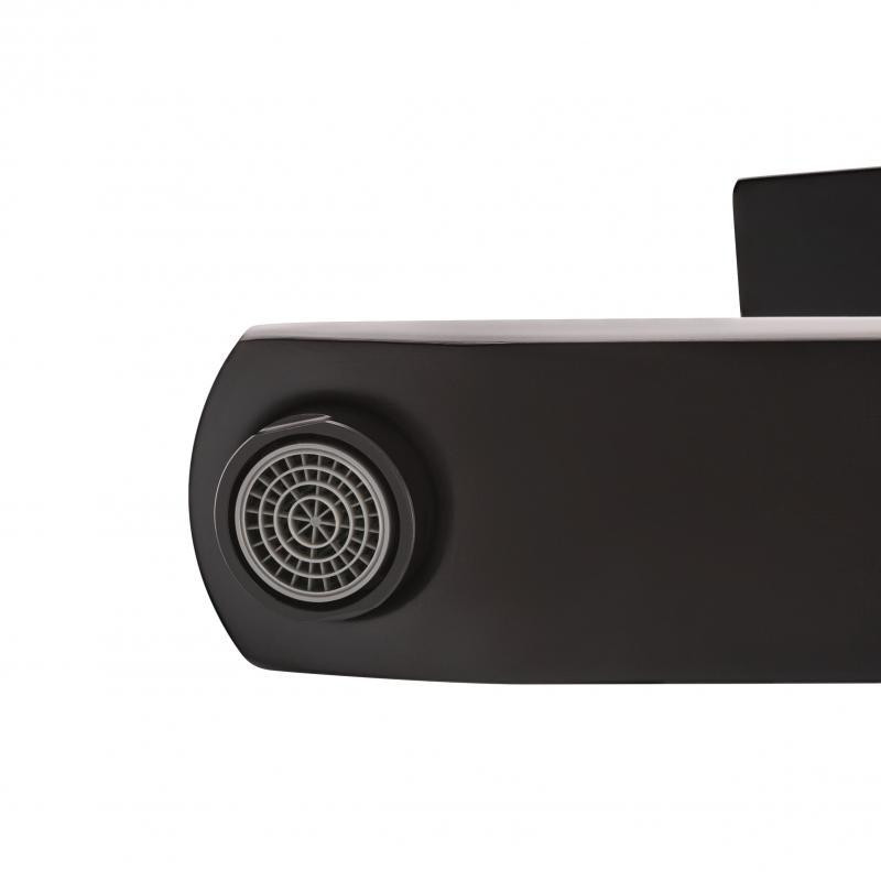 Душова система для ванни Lidz Kubis 1030 Black (k35) з виливом, чорна Київ - фото 6