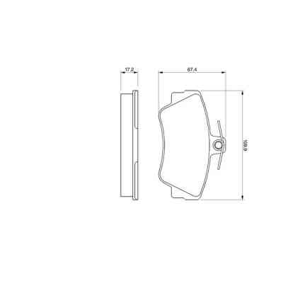 Тормозные колодки Bosch 0 986 460 989 Винница