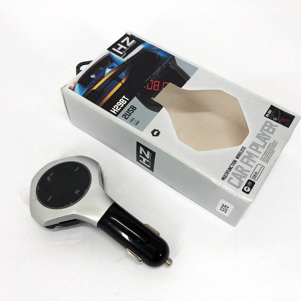 Трансмітер в прикурювач, Фм модулятор з хорошим звуком, Фм трансмітер для авто з блютуз RX-21 Львів - фото 1