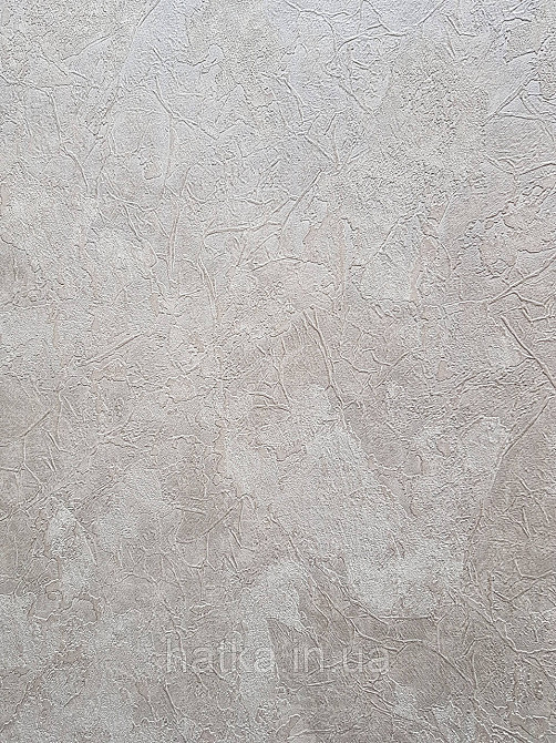 Шпалери вінілові на флізеліні гарячого тиснення DU&KA 1.06х10 вензель основа під штукатурку сірі коричневі Київ - фото 2