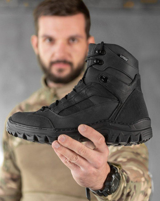 Зимние тактические ботинки Extreme black ВТ0471 Одесса - изображение 5