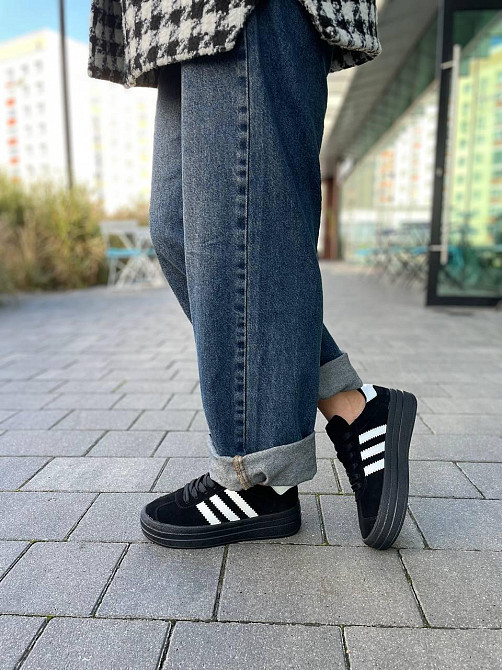 Кеди жіночі Notta bene чорні натуральна замша низький хід 36-41 (K-0524) Коломия - фото 12