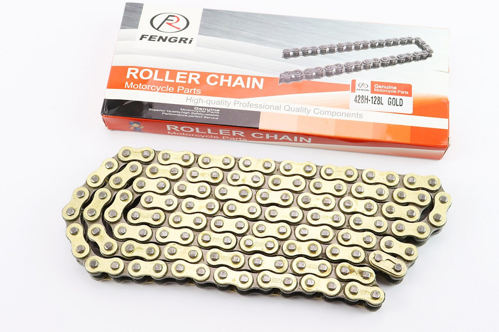 Ланцюг привода колеса 428H*128L GOLD, від 5шт -10% Київ - фото 1