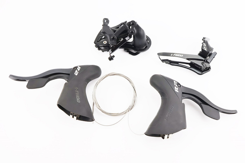 Комплект перемикання (групсет) 2x7 швидкостей, чорні R2, 4 деталі Київ - фото 1