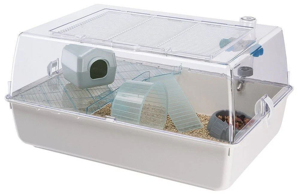 Клітка з дахом для хом'яків і гризунів Ferplast Mini Duna Hamster (Ферпласт Міні Дюна Хамстер) Білий Запоріжжя - фото 1