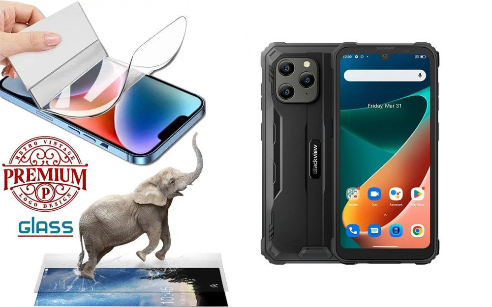 Полиуретановая пленка Blackview BV5300, BV5300 Pro, BV5300 Plus, Premium, толщина 0,2 мм Киев - изображение 1