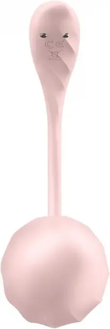 Віброяйце Satisfyer Ribbed Petal Connect App Rose Львів - фото 4