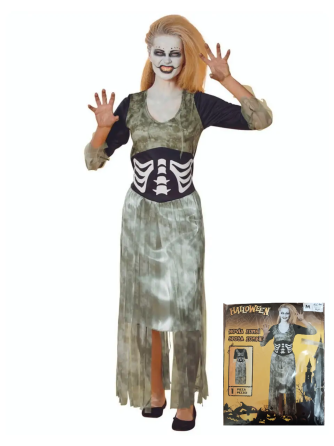 Сукня Зомбі -Наречена для вечірки Хелловін розмір M 42-44 сірий з чорним Київ