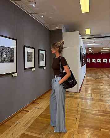 Жіночі класичні брюки на високій посадці костюмка Одеса