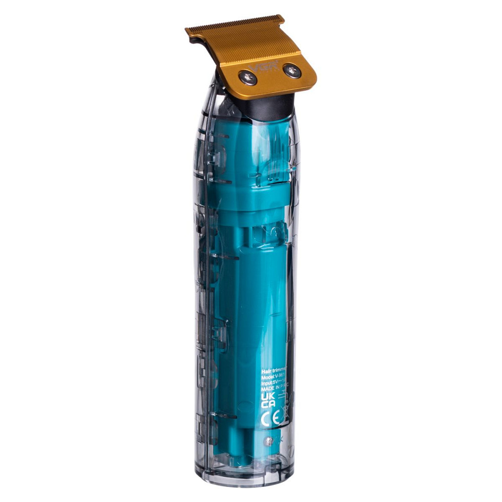 Тример для стрижки акумуляторний з 4 насадками Зелений VGR HP-V-961 Коломыя - изображение 6